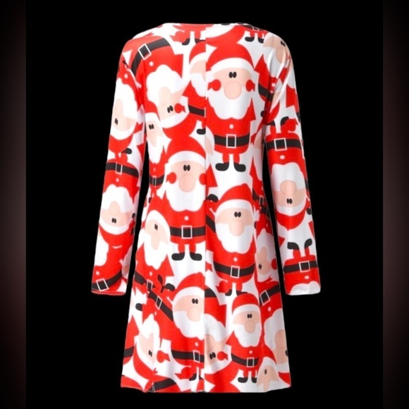 Christmas Santa Swing Dress Size XL (US size 10) - Picture 1 of 7